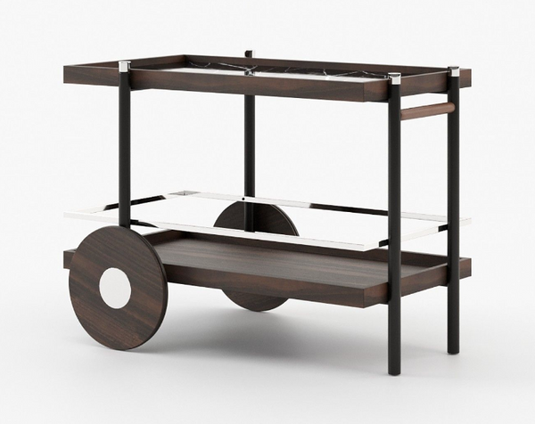 Laskas Pitt bar cart