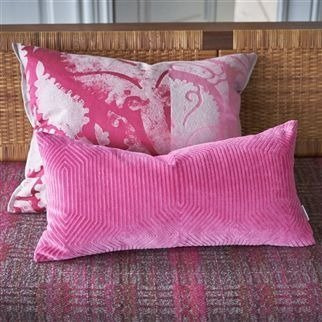 Designers Guild Roxburgh Fuchsia decorative pillow