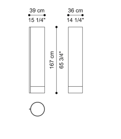 Stuarda floor lamp by Gianfranco Ferré Home