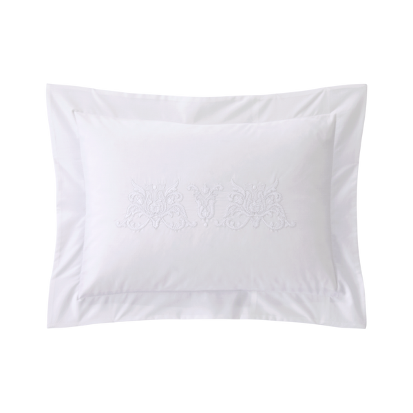 Yves Delorme pillowcase, from the Muse collection