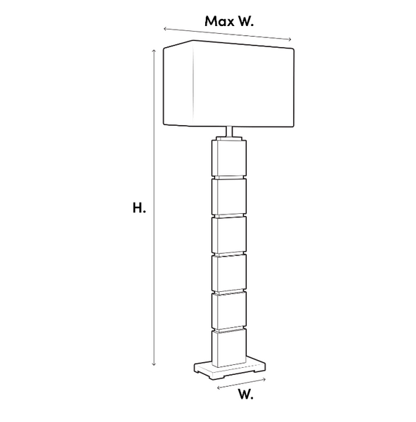 Tempo floor lamp by Eichholtz