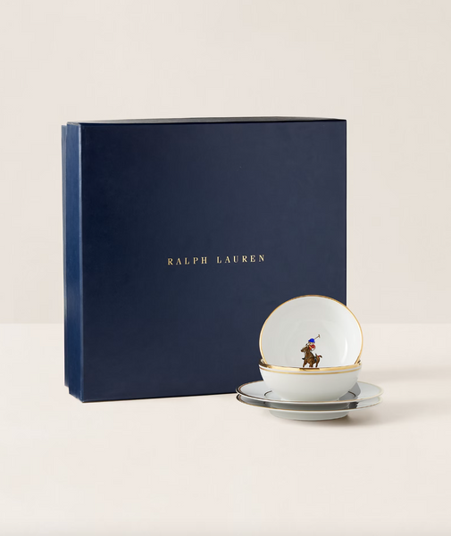 Zestaw prezentowy z talerzem i miską Polo Bear marki Ralph Lauren Home