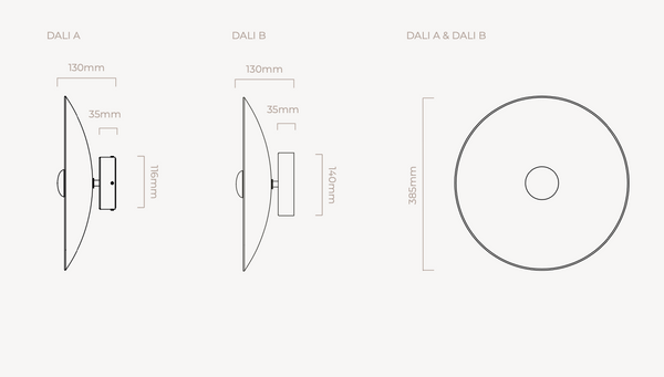 Cielo wall lamp by CTO Lighting