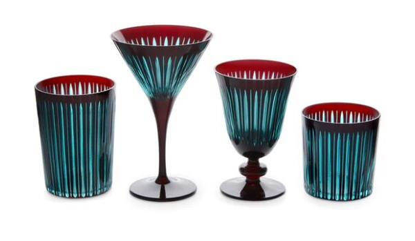 L'Objet Prism Wine Glasses - Bordeaux (Set of 4)