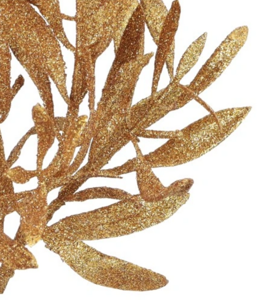 Christmas decoration - brocade olive branch