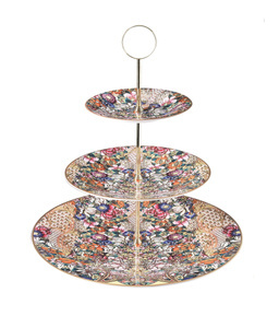 Roberto Cavalli Home platter, from the Golden Flowers collection
