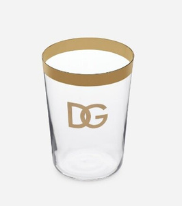 Set of 2 Dolce & Gabbana drinking glasses, DG Logo