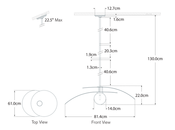 Mahalo 32’ chandelier by Windsor Smith