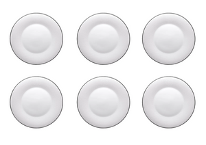 Roberto Cavalli Home dinner plate, from the Lizzard (Platin) collection