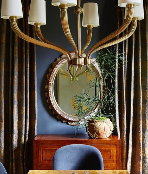 Ruhlmann Large chandelier by E.F.Chapman