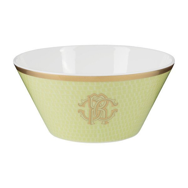 Set of six Roberto Cavalli Home bowls, from the Lizzard (Sunrise) collection