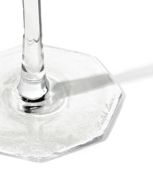 Ralph Lauren Home crystal champagne coupe, from the Coraline collection