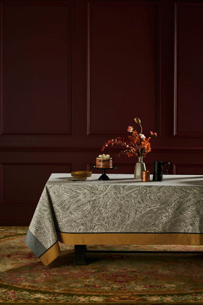 Yves Delorome tablecloth, from the Foulard collection