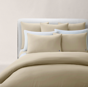 Set of two Ralph Lauren Home pillowcases from the Player (Pale Oak) collection