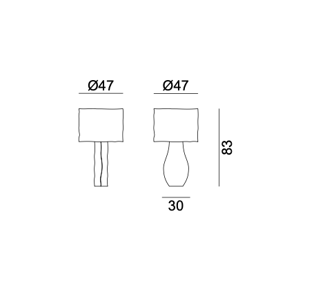 The Pajama 92 Tyvek® table lamp by Gervasoni 1882