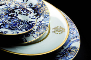 Roberto Cavalli Home sugar bowl, from the Azulejos collection