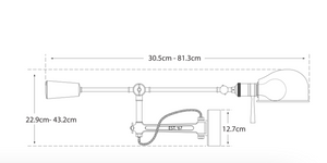 RL '67 Boom Arm Wall Lamp by Ralph Lauren Home