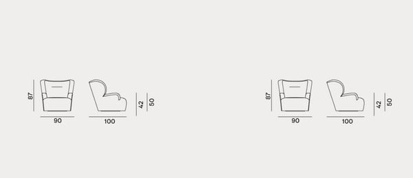 Fotel Loll 09 G marki Gervasoni 1882