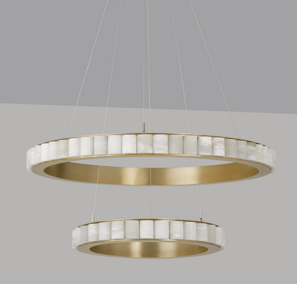 Avalon Oval chandelier by CTO Lighting