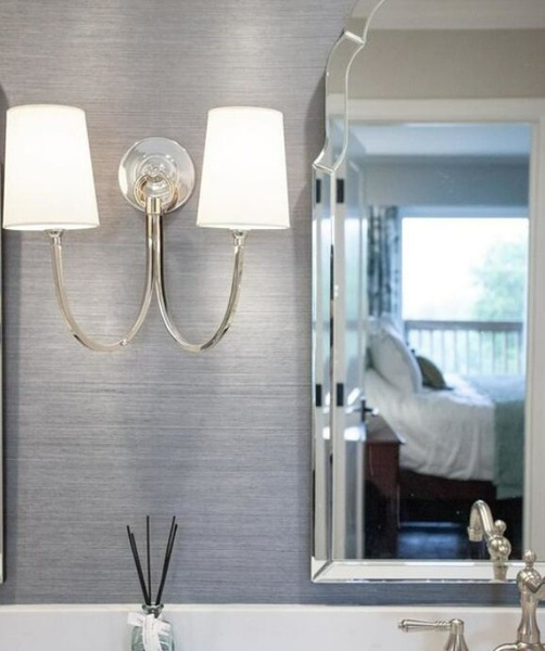 Reed Double wall lamp by Thomas O'Brien by Visual Comfort