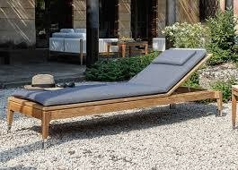 Smania Palmas garden chaise longue