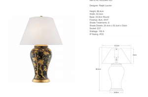Lampa stołowa Ralph Lauren Home Gable