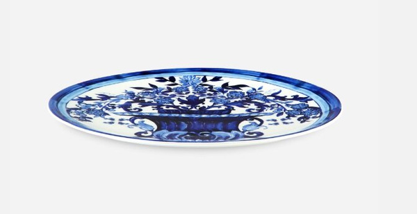 Dolce&Gabbana platter, underplate, Blu Mediterraneo