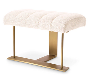 McGuire pouffe by Eichholtz