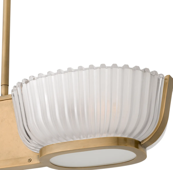 Artos Double chandelier by Eichholtz