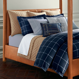 Ralph Lauren Home pillowcase, from the Cromwell (Camel) collection