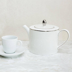 Roberto Cavalli Home tea teapot, from the Lizzard (Platin) collection