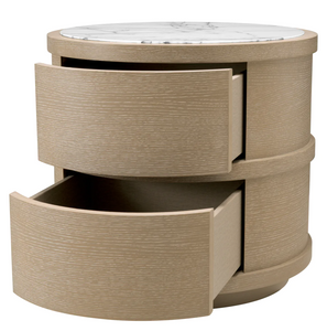 Cabana round bedside table by Eichholtz