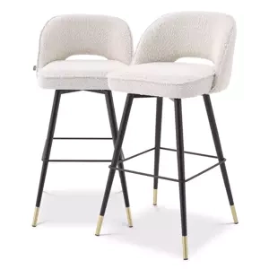 Eichholtz Cliff 2 set of two high bar chairs