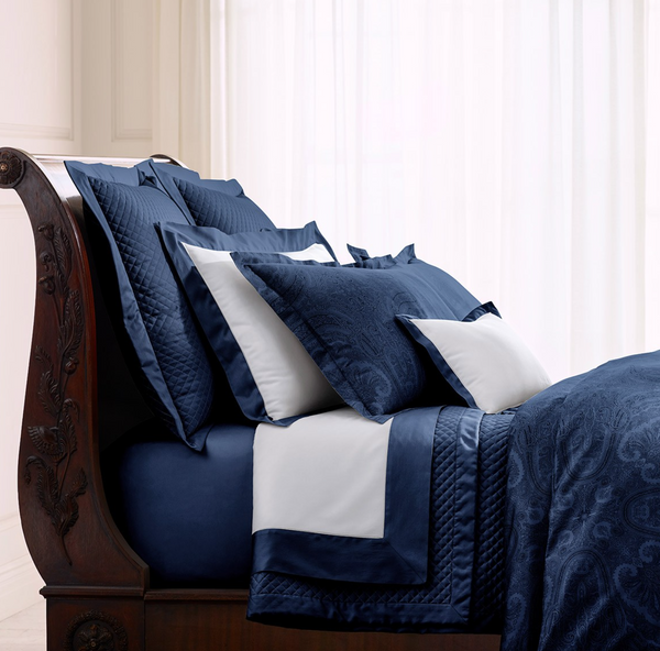 Ralph Lauren Home comforter cover, from the Doncaster (Navy) collection