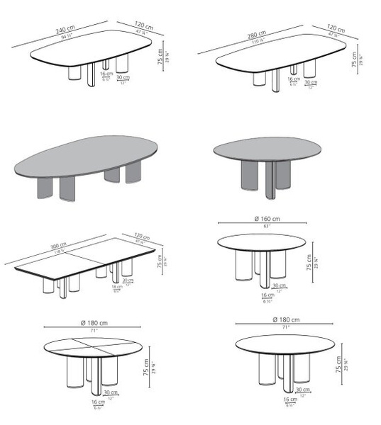 Arne 160 table by Casamilano