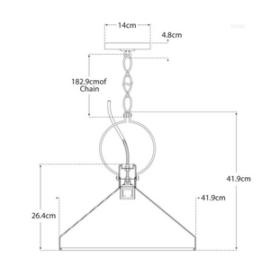 Lampa wisząca Limoges Large Suzanne Kasler marki Visual Comfort