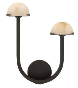 Pedra 15" asymmetric right wall lamp designed by Kelly Wearstler