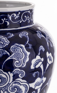 Blue Cloud ceramic vase