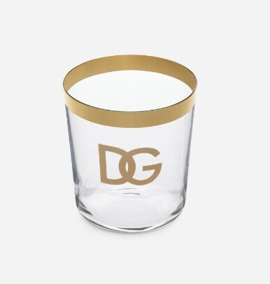 Zestaw dwóch szklanek do napojów Dolce&Gabbana, DG Logo 