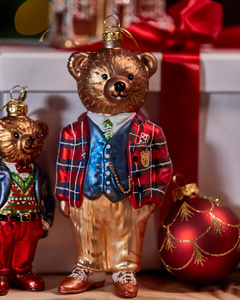 Christmas decoration - Teddy bear in a jacket