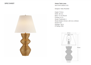 Lampa stołowa Kelly Wearstler Utopia 