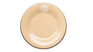 Talerz deserowy Roberto Cavalli Home, z kolekcji Lizzard (Gold)
