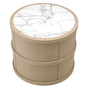 Cabana round bedside table by Eichholtz
