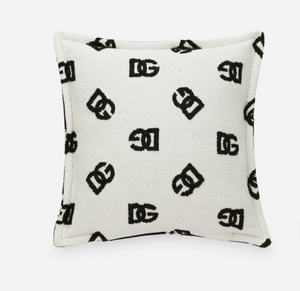 Dolce&Gabbana bouclé cushion, DG Logo