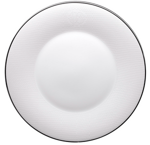 Roberto Cavalli Home dinner plate, from the Lizzard (Platin) collection