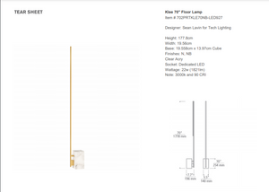 Sean Lavin Klee 70 floor lamp