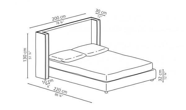 Pillopipe bed by Casamilano