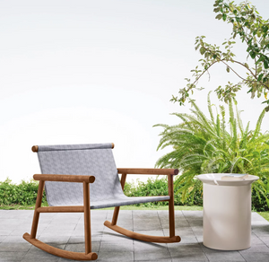 Hashi rocking chair by Gervasoni 1882