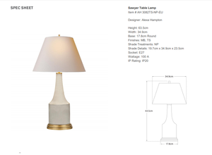 Lampa stołowa Alexa Hampton Sawyer