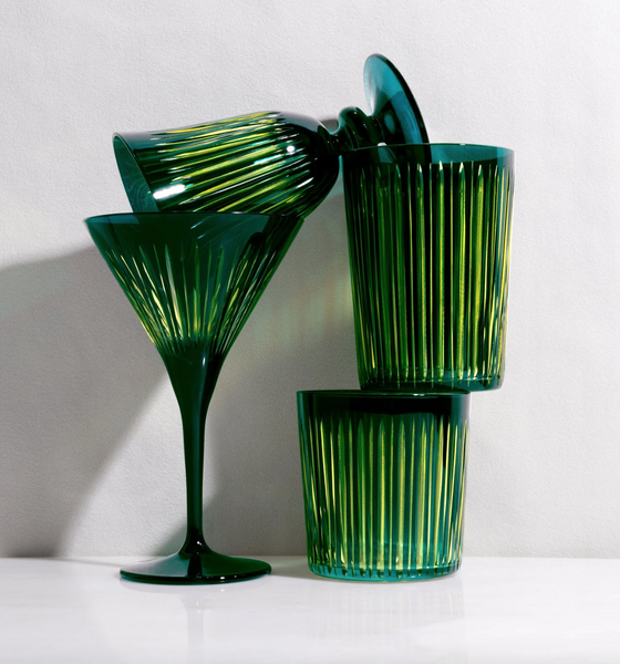 Zestaw czterech szklanek L'Objet z kolekcji Prism